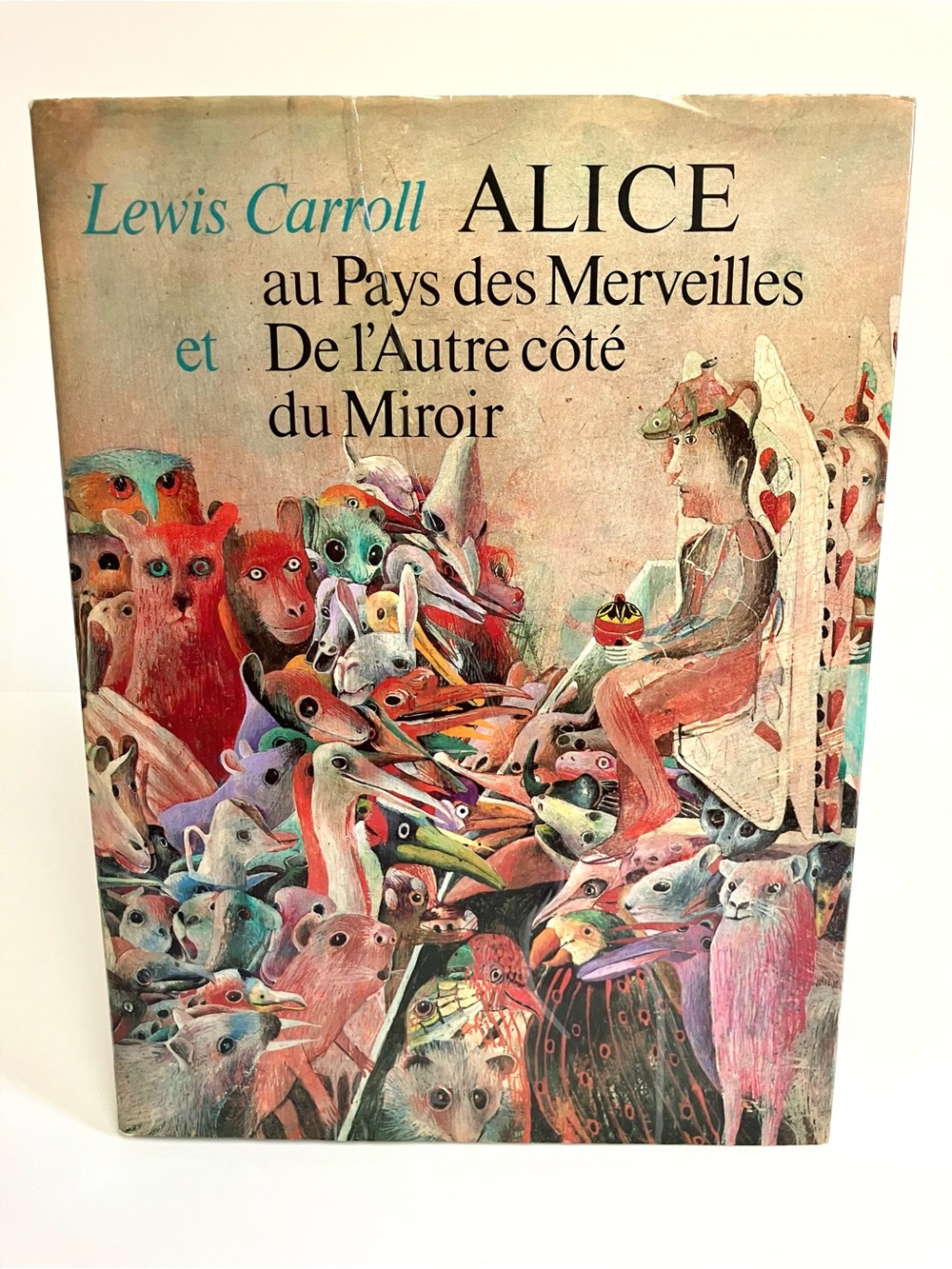 Livre Alice au Pays des Merveilles Lewis Carroll Gründ 80s Vintage Rare Book